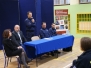 Spotkanie uczniów XVI LO z Komendantem Policji w Tarnowie