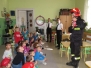 Grupa pożarnicza z wizytą u przedszkolaków